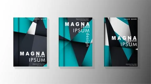 Gradient minimal geometric pattern. background design of the triangle cover Stock Illustration