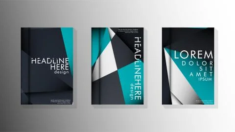 Gradient minimal geometric pattern. background design of the triangle cover 스톡 일러스트