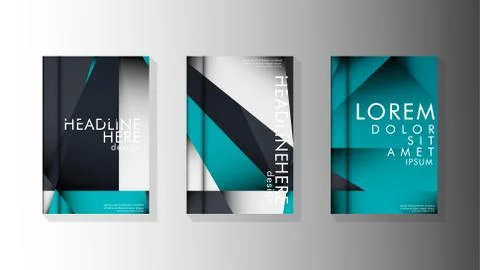 Gradient minimal geometric pattern. background design of the triangle cover イラスト素材