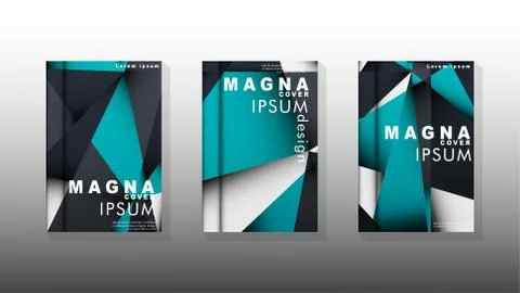 Gradient minimal geometric pattern. background design of the triangle cover 스톡 일러스트