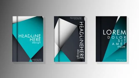 Gradient minimal geometric pattern. background design of the triangle cover Stockillustratie