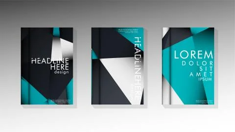 Gradient minimal geometric pattern. background design of the triangle cover 스톡 일러스트