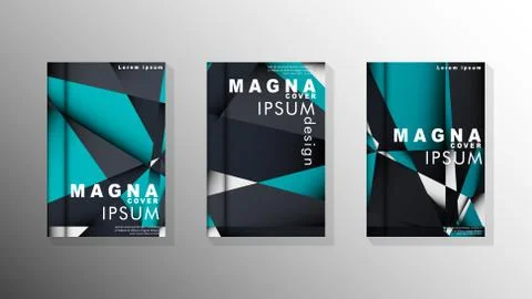 Gradient minimal geometric pattern. background design of the triangle cover 스톡 일러스트