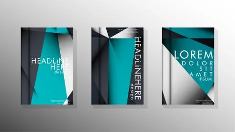 Gradient minimal geometric pattern. background design of the triangle cover 스톡 일러스트