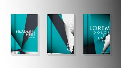 Gradient minimal geometric pattern. background design of the triangle cover 스톡 일러스트