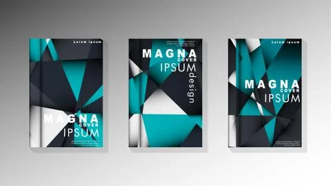 Gradient minimal geometric pattern. background design of the triangle cover 스톡 일러스트