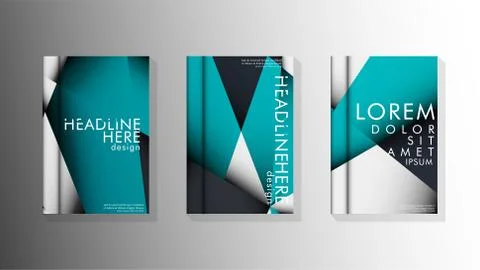 Gradient minimal geometric pattern. background design of the triangle cover Illustrazione stock