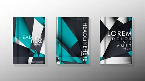 Gradient minimal geometric pattern. background design of the triangle cover 스톡 일러스트