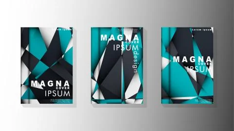 Gradient minimal geometric pattern. background design of the triangle cover 스톡 일러스트