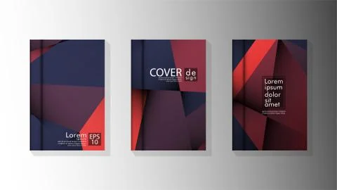 Gradient minimal geometric pattern. design a triangular cover background with Stockillustratie