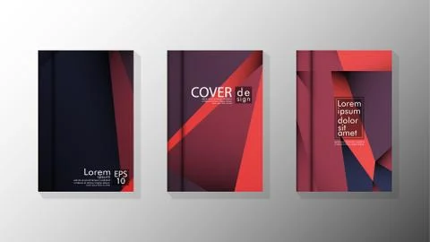 Gradient minimal geometric pattern. design a triangular cover background with Stockillustratie