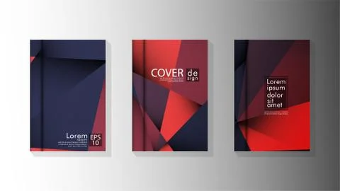 Gradient minimal geometric pattern. design a triangular cover background with 库存插图