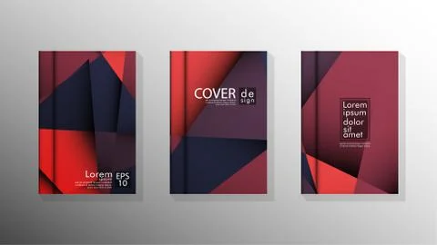 Gradient minimal geometric pattern. design a triangular cover background with イラスト素材