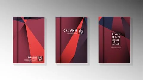 Gradient minimal geometric pattern. design a triangular cover background with イラスト素材