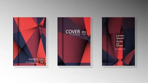 Gradient minimal geometric pattern. design a triangular cover background with イラスト素材