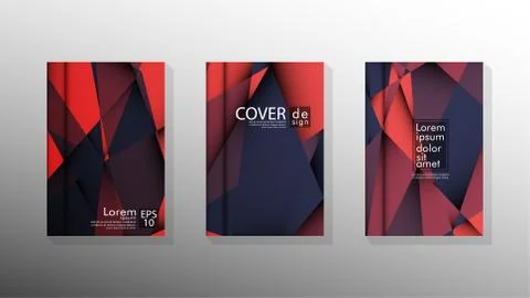 Gradient minimal geometric pattern. design a triangular cover background with イラスト素材