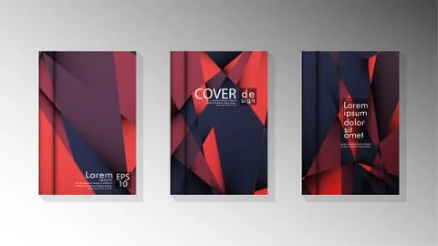 Gradient minimal geometric pattern. design a triangular cover background with イラスト素材