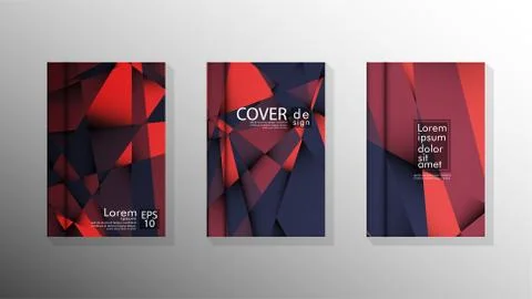 Gradient minimal geometric pattern. design a triangular cover background with イラスト素材