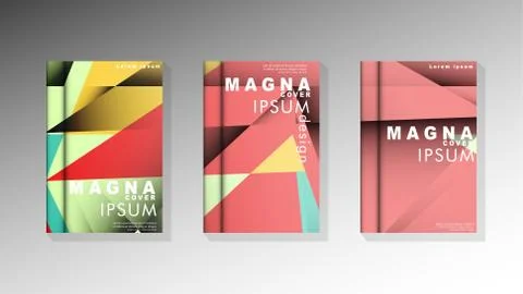 Gradient minimal geometric pattern. design of the triangle cover background.  스톡 일러스트