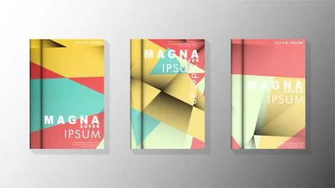 Gradient minimal geometric pattern. design of the triangle cover background.  스톡 일러스트