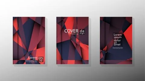 Gradient minimal geometric pattern. design a triangular cover background with イラスト素材