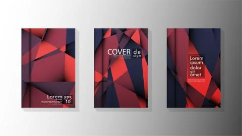 Gradient minimal geometric pattern. design a triangular cover background with イラスト素材