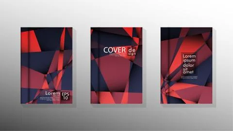 Gradient minimal geometric pattern. design a triangular cover background with 스톡 일러스트