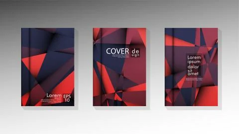 Gradient minimal geometric pattern. design a triangular cover background with 스톡 일러스트