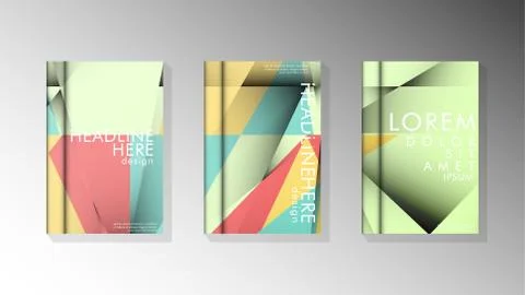 Gradient minimal geometric pattern. design of the triangle cover background.  스톡 일러스트