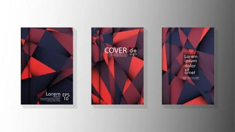 Gradient minimal geometric pattern. design a triangular cover background with イラスト素材