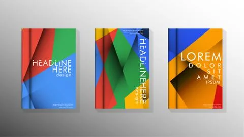 Gradient minimal geometric pattern. the design of the triangle cover backgrou 스톡 일러스트