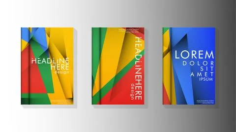 Gradient minimal geometric pattern. the design of the triangle cover backgrou 스톡 일러스트