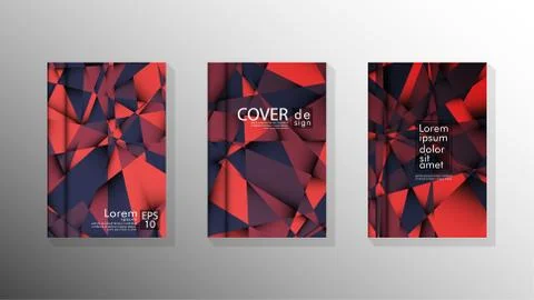 Gradient minimal geometric pattern. design a triangular cover background with イラスト素材