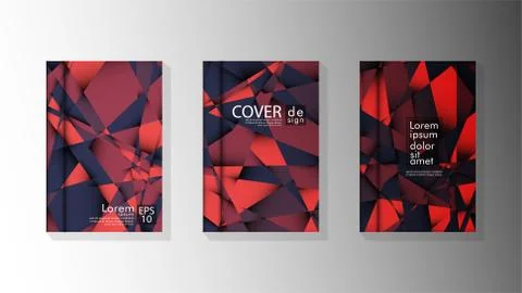 Gradient minimal geometric pattern. design a triangular cover background with 스톡 일러스트