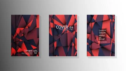 Gradient minimal geometric pattern. design a triangular cover background with イラスト素材