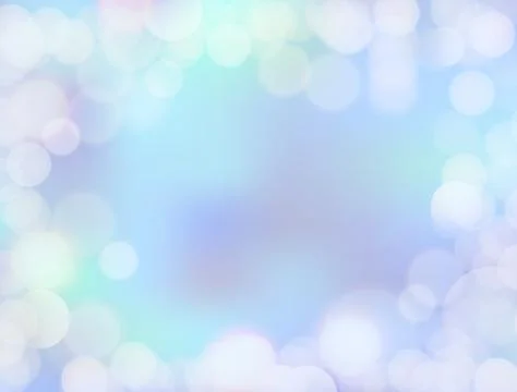 Gradient mint green blank paper background with bokeh border Stock Illustration