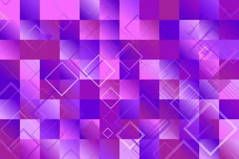 Gradient modern geometrical square web page background Illustrazione stock