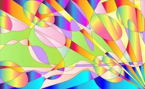 Gradient modern motley colored background. Cute sweet abstract background Stock Illustration