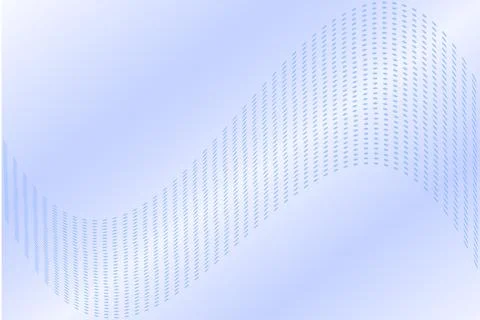 Gradient monochrome background blue white with wavy line Stock Illustration