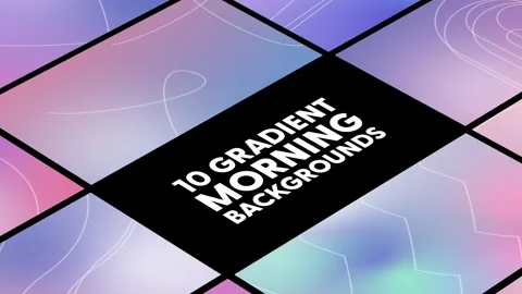 Gradıent Mornıng Backgrounds Catálogo de After Effects