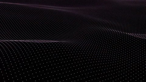 Gradient Motion Waving Pink Digital Dot Grid Motion Graphics Abstract Parti.. Stock Footage 343894858