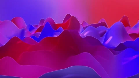 Gradient Mountain Shapes Background 4K Stock Footage 296716517