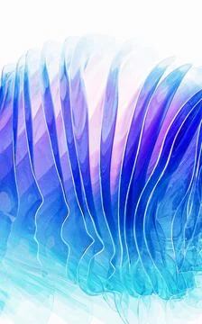 Gradient multilayer glass background, 3d rendering. Stock Illustration