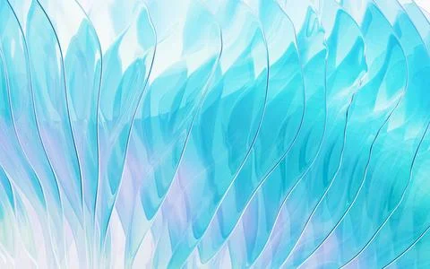 Gradient multilayer glass background, 3d rendering. Stock Illustration