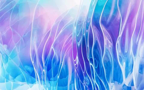Gradient multilayer glass background, 3d rendering. Stock Illustration