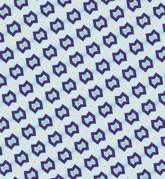 Gradient mystic lagoon stroke-based repeatable contour surface pattern with ice Illustrazione stock