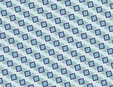 Gradient mystic lagoon stroke-based tileable outline background pattern with ice イラスト素材