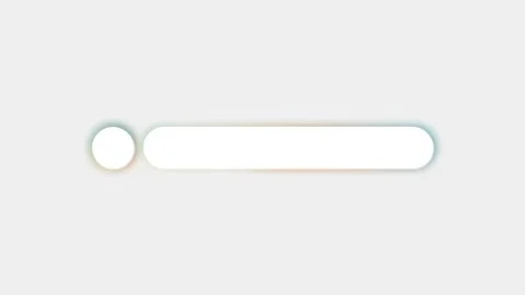 Gradient neomorphism sliding bar and circle search animation Stock Footage 346729808