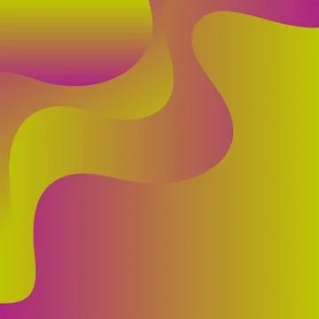 Gradient neon background. Vector 3D fantastic layout. Graphic elements. Vecto Illustrazione stock