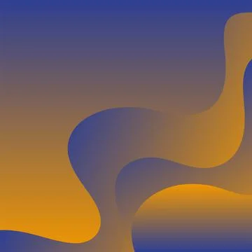 Gradient neon background. Vector 3D fantastic layout. Graphic elements. Vecto Stockillustratie